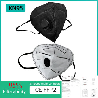 1/100 Pcs FFP2 KN95 Protective Mask Mascarillas Dust Masks In Stock Face Mask For Adult 95%Filterability KN95 Mask Close to FFP3