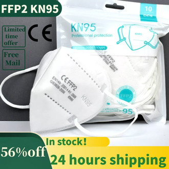 1-100pcs masks white face mask flu facial masks fpp2 filter masks protection masks ffp2 mask kn95 mask PM2.5 anti dust mask