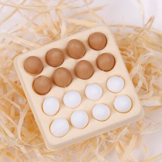 1:12 Collectible Een Dozijn Ei Lade Snoep Voedsel Speelgoed Match Voor Gezinnen Meubels Speelgoed Poppenhuis Miniatuur