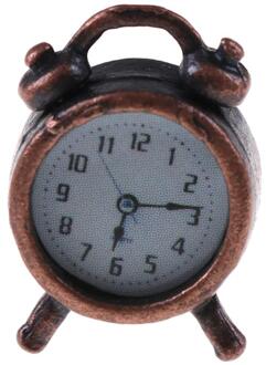 1/12 Dollhouse Miniature Woonkamer Een Metalen Wekker BR