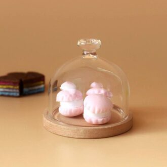 1:12 Dollhouse Miniatuur Snoeppot Glas Dessert Fruit Lade Poppenhuis Decor Speelgoed