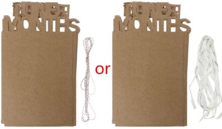 1-12 Maanden Baby 1st Verjaardag Party Fotolijst Douche Bunting Banner Home Decor L4MC