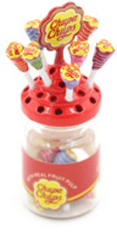 1:12 Miniatuur Eten Dessert Suiker Mini Lollipops Met Case Houder Candy Voor Poppenhuis 1/12 Keuken Meubels Speelgoed Accessoires