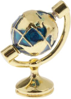 1/12 Poppenhuis Miniaturen Simulatie Globe Van De Wereld Met Stand Model