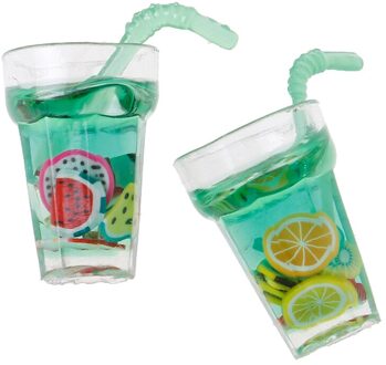 1:12 Resin Poppenhuis Mini Ijs Citroen Water Drink Cup Miniatuur Poppenhuis Voedsel Keuken Accessoires Cups Speelgoed Mini Decoratie 3