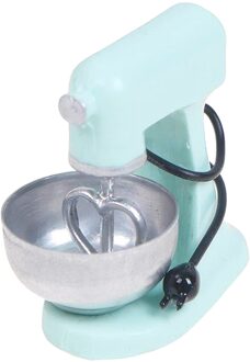 1:12 Schaal Poppenhuis Moderne Elektrische Voedsel Mixer Model Keuken Meubels Pretend Play Leven Scène Decoratie Speelgoed Blauw