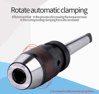 1-13 Mm 1/2 "Staal Zelfspannende Keyless Draaibank Boorkop En MT2-B16 Prieel Collet Chuck