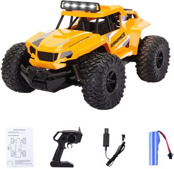 1:14 Voor Jongens Elektrische Truck Oplaadbare Multifunctionele Off Road Crawler Hoge Snelheid Afstandsbediening Auto 20 Km/h Kids Speelgoed Oranje
