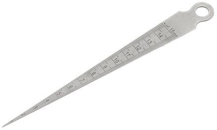1-15 Mm Rvs Gat Kloof Inspectie Taper Gauge Ruler Metric Measure Tool