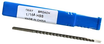 1/16A Push-Type Spiebaan Broach Metrische Maat Hss High Speed Staal Voor Cnc Router Metaalbewerking Tool Metal cutter