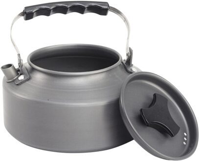 1.1L 16Cm Mini Draagbare Waterkokers Aluminium Theepot Lichtgewicht Water Container Outdoor Apparatuur Met Oranje Handvat Fo