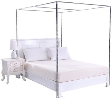 1.2/1.5/1.8M Bed Huishouden Klamboe Beugel Drie Deur Roestvrij Stalen Vloer Fittings Dikke Mosquito netto Pole 4foot