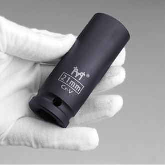 1/2"(12.5mm) Drive Deep Impact Sockets 10-38mm Air Pneumatic Socket Wrench Head Metric Impact Socket Set for Auto Repair Tools