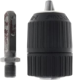 1/2 "20unf Zelfsluitende Keyless Sleutel Boorkop Impact Hamer Conversie Boor Houder Met Vierkante Handvat Aansluiten staaf