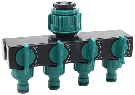 1/2 "-3/4"-1 "Slang Splitters Irrigatie Adapter 4-way Water Slang Connectors Europese standaard binnendraad Tap Connectors 1 Pc