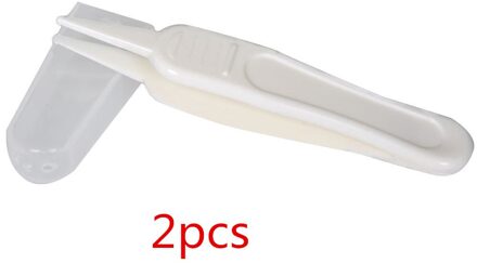 1/2/3/4/5 Stuks Baby Veiligheid Pincet Plastic Pincet Oor Neus Schoon Neus oren Vuile Baby Care 2stk