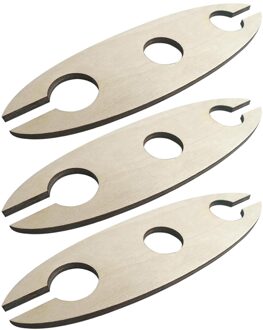 1/2/3/4/5Pcs Houten Wijn Fles En Glas Houder Houten Wijnrek Outdoor Wijn Houder Wijnrek Fles Champagne Plank 3stk