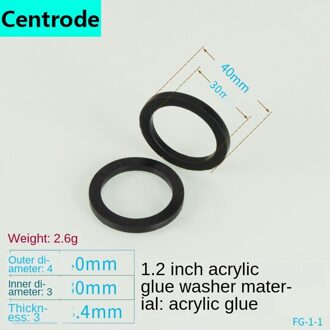 1 / 2 / 3 / 4 / 6 punt 1 / 1.2 / 1.5 / 2 inch nitril rubber pakking afdichting wasmachine gezamenlijke vlakke ring 20 stuks Bruin