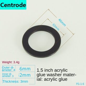 1 / 2 / 3 / 4 / 6 punt 1 / 1.2 / 1.5 / 2 inch nitril rubber pakking afdichting wasmachine gezamenlijke vlakke ring 20 stuks Oranje