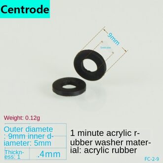 1 / 2 / 3 / 4 / 6 punt 1 / 1.2 / 1.5 / 2 inch nitril rubber pakking afdichting wasmachine gezamenlijke vlakke ring 20 stuks Rood