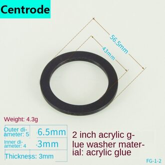 1 / 2 / 3 / 4 / 6 punt 1 / 1.2 / 1.5 / 2 inch nitril rubber pakking afdichting wasmachine gezamenlijke vlakke ring 20 stuks Zilver