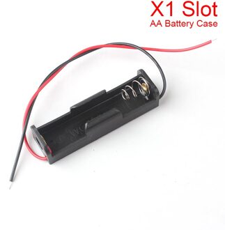 1 2 3 4 8 Slots Aa Batterij Case Box Aa LR6 HR6 Batterij Houder Storage Case Met lood Draad Bateria Bescherming Container X1 Slot