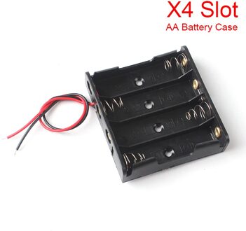 1 2 3 4 8 Slots Aa Batterij Case Box Aa LR6 HR6 Batterij Houder Storage Case Met lood Draad Bateria Bescherming Container X4 Slot