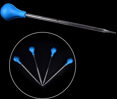 1/2/3/5/10Ml Rubberen Hoofd Dropper Glazen Pipet Lab Druppelaar Pipet Met schaal Lijn Uitstekende Rubberen Hoofd Glazen Pipet 1 ml