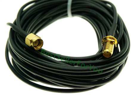 1/2/3/5/6/8/10M SMA Connector Male To SMA Connector Female Wifi Antenna Connector Lot Extension RG174 Cable