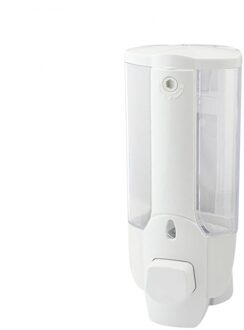 1/2/3 Hoofd Wall Mount Zeepdispenser Vloeibare Desinfecteren Handdesinfecterend Douche Shampoo W Zeep Tabletten Badkamer Accessoires single wit