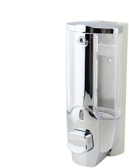 1/2/3 Hoofd Wall Mount Zeepdispenser Vloeibare Desinfecteren Handdesinfecterend Douche Shampoo W Zeep Tabletten Badkamer Accessoires single zilver