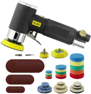 1'' 2'' 3'' Mini Air Sander Dual Action Random Air Orbital Sander Polisher Grinder Pneumatic Sander Sanding Tools Air Polishing