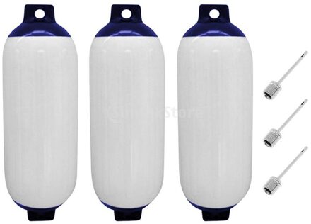 1/2/3 Pcs Yacht Marine Opblaasbare Boot Spatbord Pvc Bumper Dock Shield Bescherming Gear Vervanging Voor Speedboot drijvende Platform 3stk