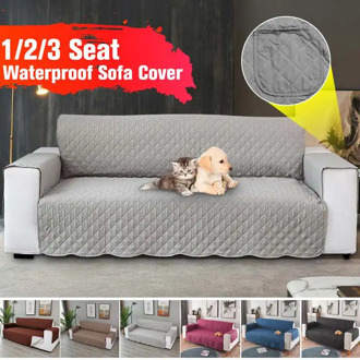 1/2/3 Seater Quilted Anti-wear Sofa Covers for Dogs Pets Kids Anti-Slip Couch Recliner Slipcovers Armchair Furniture Protector