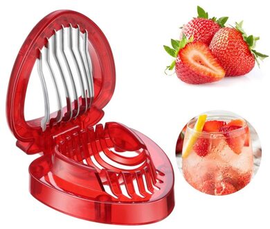 1/2/3Pcs Strawberry Slicer Handige Fruit Divider Aardbei Cut Rvs Slicer Keuken Gadgets Keuken Artikelen 2 aardbei slicers