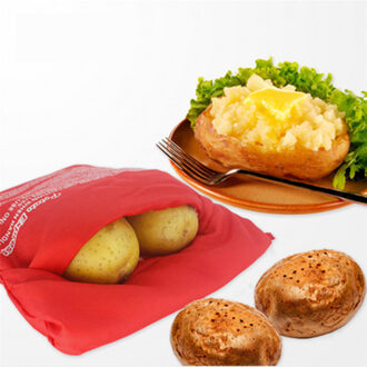 1/2/3Pcs Wasbare Cooker Bag Magnetron Bakken Aardappelen Tas Om Te Koken Stoom Pocket Quick Fast gebakken Aardappelen Rijst Zak 1stk