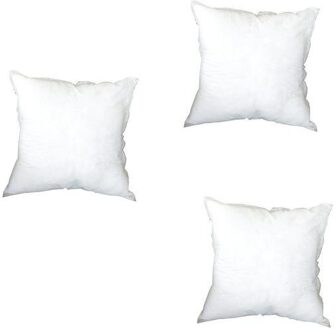 1/2/3Pcs Witte Non-woven Kussen Kussen Kern Kussen Interieur Home Decor Witte Zachte Kussen innerlijke Gezondheidszorg Kussen Vulling 3 stk