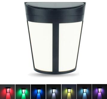 1/2/4 Stuks 30 Led Solar Licht Menselijk Lichaam Inductie Wandlamp Waterdichte Bewegingssensor Straat Lamp inductie Licht Met 2.5M Kabel 6LED kleurrijk licht / 2stk