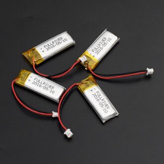 1/2/4P Ycdc 3.7V 501230 130Mah Bluetooth Headset Lithium Polymeer Batterij Li-Polymer oplaadbare Batterijen Hoge Energiedichtheid 4stk