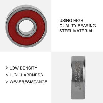 1/2/5/10X 608RS Rolschaatsen Keramische Bal Inline Skate Lagers Drift Plaat Veel