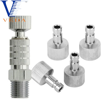 1/2/5Pcs Airbrush Quick Release Plug Coupling Disconnect Coupler Release Adapters with 1/8"Male Fitting Airbrush Accessories