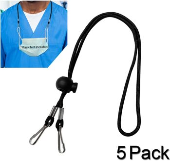 1/2/5Pcs Verstelbare Mascarilles Lanyard Handy & Handig Maks Rest & Oor Houder Touw Hals Opknoping sujeta Mascarillas Salvaorejas 5stk