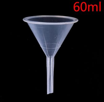 1/2 "60Ml Mond Dia Laboratorium Transfer Parfum Mini En Duidelijke Witte Plastic Filter Trechter