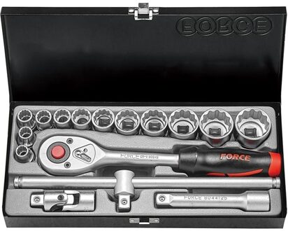 1/2" Doppenset 12-kant 16 delig 4162