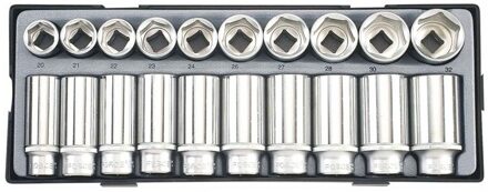 1/2" Doppenset 6kant 2 delig T4203