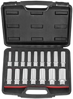 1/2" Doppenset lang 12-kant 16 delig 41639
