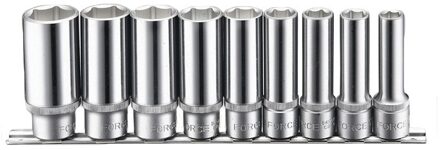 1/2" Doppenset lang 12-kant 9 delig 409119