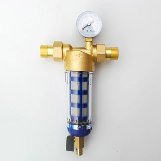 1/2" Inch 3/4" Inch 1" inch Copper backwash water pre Filter Household House Water Filter Pipes Central Water Purifier Descaling