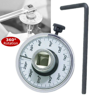 1/2 Inch Drive Torque Angle Gauge 360 Degree Angle Rotation Measurer Hand Tool Wrench Measuring Automotive Meter Tool