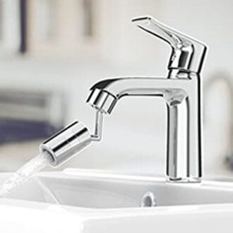 1/2 Inch Kraan Nozzle 720 Graden Draaien Beluchter Swivel Tap Water Saving Sproeier Sink Kraan Beluchter